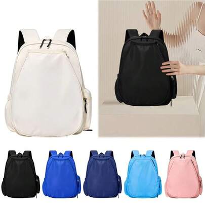 Badminton Racket Backpack, Multifunctional Large Capacity Tennis Racket Bag, New With Shoes Pocket Waterproof Lightweight Gym Fitness Pack For Pickleball Tennis Badminton
