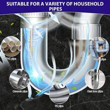 High-Strength Drain Cleaner Powder - Quickly And Effectively Removes Grease, Hair And Soap Residue - Solution For Unclogging Toilets, Kitchen Drains And More