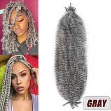 Colorful Synthetic Fuzzy Caterpillar Hair Extensions, Fashion Braids - Multicolor - View 17