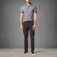 Mens Khaki Flex Work Pants - Black - View 5