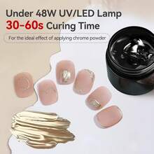 BORN PRETTY 3D Sculpting Gel For Nail Art,No Wipe Semi-Solid Modeling Gel For Rubbing Chrome Nail Powder, Sticking Rhinestones And Nail Stamping{"Color_name":"SemiSolidMoldingGel"} - 半固態成型凝膠 - 查看 9
