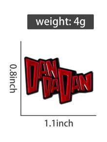 QIHOO Dandadan 珐琅别针 电视动漫标志翻领别针 漫画徽章 可爱胸针 礼物 趣味珠宝 - 彩色 - 查看 2