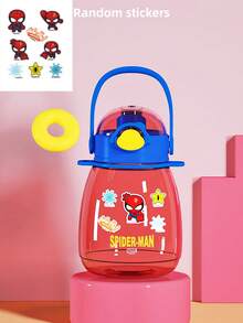 Disney 1 PIEZA Taza grande de 1000ml/34oz con diseños autorizados de , , Princesa , con dos pajitas y asas portátiles, dos métodos de bebida con cordones ajustables, con pegatinas DIY aleatorias, regalo de Navidad, Halloween, Acción de Gracias, cumpleaños (algunas partes pueden ser aleatorias)