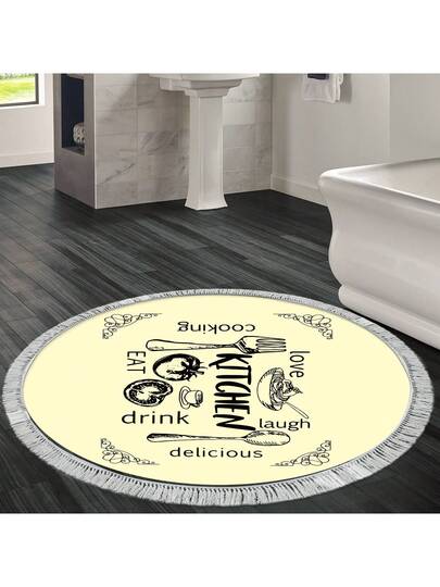 Pearl Digital Non Slip Printed Turkish Vloerkleed AL4035 Zachte Touch, Washable Tapijt Felt Backing Moderne ative Vloer Mat, Living Room, Bedroom, Bathroom, Hallway Or Entryway Available In Many Sizes Quick Drying, Highly Absorbent, Soft, Com Tafel Both Indoor Outdoor view 7