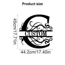 1 Fine Metal Art Logo - Personalized Last Name Logo, Name Design, Home Decoration With Custom Initials Thumbnail, Classic Style, Wall-Mounted Wall Art Decoration For Theme Parties, Perfect Heartfelt Gifts For Friends And Family, Customizable Wedding Gifts., Valentine Day, Valentine Day Decor Ornamental Exquisite, High-Quality Custom, Personalized, Unique Ideal Gifts For Her Pets ,Forever Love - Multicolor - View 96