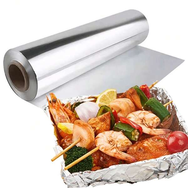 Advanced Thickened Aluminum Foil Roll-393.7/787.4 Inches Long, Multi-Layer Heat-Resistant, Suitable For Baking, Barbecue And Cooking-Very Suitable For Family/Restaurant And Outdoor Picnic Use, An Essential Tool For Kitchen Baking.Must-Have For Holiday/Thanksgiving.