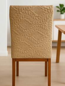 Quilted Chair Cover Kit With 6 Units - Exclusive Anti-Cat Spandex - Hazelnut - View 2