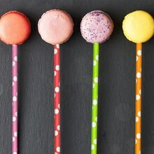 100 6x197mm Mixed Color White Polka Dot Disposable Paper Straws, Thick And Odorless, Suitable For Festivals/Parties/Gatherings/Weddings/Birthday Parties, And Can Also Be Used To Make Handmade Works For Children/Students