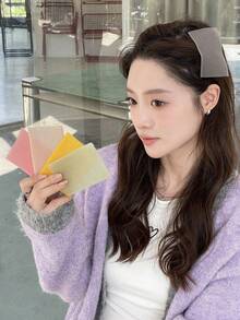 10pcs Seamless Bangs Fixing Hook-And-Loop, Bangs Clip Organizer, Cuttable Size, Non-Damaging Hair Pad, Hair Clip, Seamless Hook-And-Loop, Tassel Bangs Sticker Suitable For All Hair Types, Women Hair Accessories, Unisex,Gifts,Travel,Gifts For Women,Hair Stuff,Stocking Stuffers