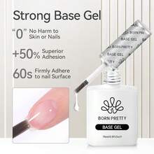 Gel Top Coat,15ml Gloss Base And Top Coat Set, No Wipe Super Top Gel Not Chip Or Peel And Long Lasting Base Gel Top Gel For Nail Art{"Color_name":"15mlBaseandTopCoatSet"} - 15ml底妝和麵漆套裝 - 查看 4