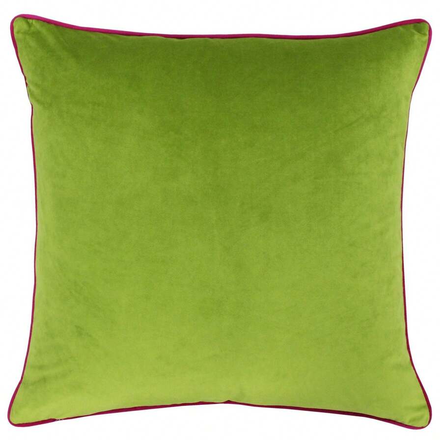 Riva Home Meridian Cushion Cover (Lime/Hot Pink) - 100% Polyester - (RV1086) - Lime Green - View 1