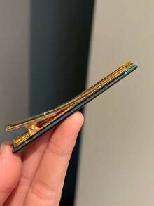 2/4 peças de grampo de franja ondulada de acrílico, peça única, grampo de cabelo lateral simples e colorido, novo design, grampos de garra, prendedor de cabelo, grampos de cabelo