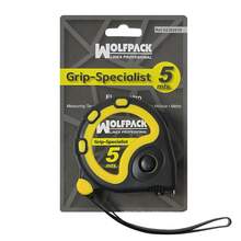 WOLFPACK PROFESSIONAL LINE - 5 Meter Tape Measure With Special Grip Brake - Black - View 2