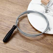 فرشاة تنظيف أنبوب الصرف بطول 100 سم، فرشاة تنظيف بالحمام والمغاسل، أداة تنظيف البالوعة، منظف مرن، أداة إزالة انسداد الثقوب