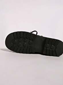 Damen Mode Slip-On Plateau-Schuhe - Lässig Veloursleder Elastikband Stil, bequeme Stoffinnenfütterung, rutschfeste Sohle, geeignet für alle Jahreszeiten - Braun - Übersicht 2