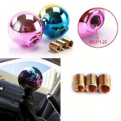 1 pezzo Pomello del cambio auto universale, Testa del cambio in acrilico sfumato per auto a cambio manuale, Parte di ricambio per interni auto