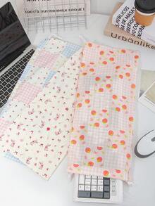 1pc Cute Floral&Bear Keyboard Storage Bag Keyboard Dust Cover Drawstring Dust Proof Bag Portable Protection Sleeve Wireless Keyboard Case Sleeve Keyboard Carrying Case Wired Gaming PC Keyboard Dust Cover Home Storage Bag Keyboard Package Bag For Office ,Home Decor,Study ,Work ,Universal Keyboard - Multicolor - View 2