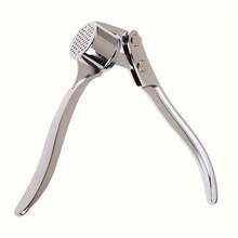 1pc Garlic Masher Manual Garlic Crusher Household Garlic Peeler Garlic Press Garlic Mincer Garlic Peeler Stainless Steel Garlic Crusher - Silver Medium - View 2