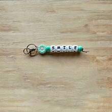 1pc Customized Silicone Bead Keychain, Personalized English Letters, Name Keychain, Bag Accessories, Unique Customized Gifts - Silicone Keychain - View 24