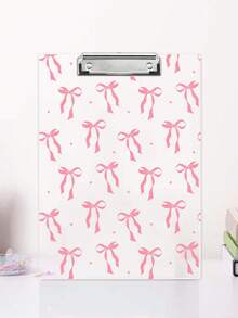 Personalized Teacher'S Gifts, Bow Pattern Folder,Teacher Clipboard,Pink Clipboard,Pink Bow Element, Bow Design ,Teacher Office Gift, Cute Stationery , Women Coworker Or Back To School Supplies,Teacher Graduation Gift, Back To School,School Supplies,Teachers Day Gift,Back To School Gift, Perfect Gift For Teachers,Cute Hanging Writing Board, Office Supplies