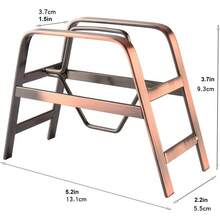 Soporte de Filtro de Café Retro de Cobre Soporte de Papel de Filtro de Café para el Hogar Cocina Café Bar Cono Filtros de Café Almacenamiento - 1 - Ver 4