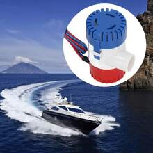 Bomba de Achique, Bomba de Achique , Bomba de Achique de bajo Ruido, Bomba Sumergible Pequeña Eléctrica, Bombas de Achique DC12V 1100GPH - Multicolor - Ver 9