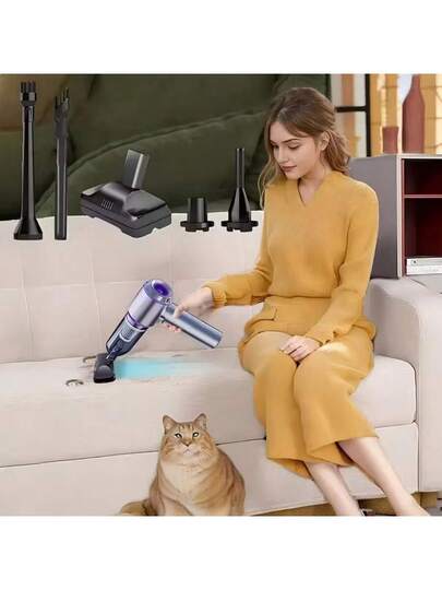 Car Ho hold Stofzuiger Cleaner Portable Wireless 20000PA High Power Mini In Compressed Air Dust Collector, Hair Dryer Pump held Brushless Motor Cars, Homes, Offices, Camping view 6