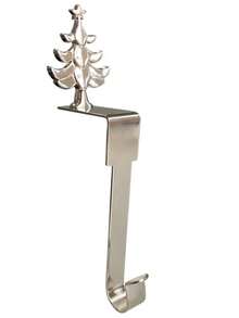 1pc Christmas Iron Decorative Wall Hook - Non-Slip Wall Mounted For Socks, Bags, Keys And Earphones - Holiday Fireplace Accessories, For Holiday Table Decor