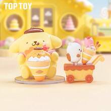 Miniso TOPTOY Sanrio Pudding Dog Paradise Series Blind Box Cute Pudding Dog Desktop Ornament Birthday Gift - Multicolor - View 6