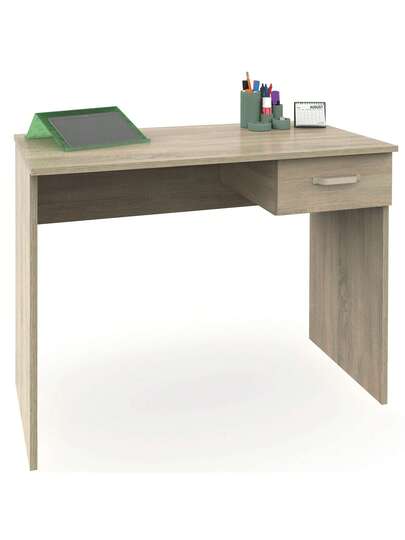 Briebe Computer Bureau 75x90x50cm ✅Shipping 24/48h✅1 Storage Drawer, Office, Youth Room, Desk, Briebe, Prakt, Brown, ESC1189CAB