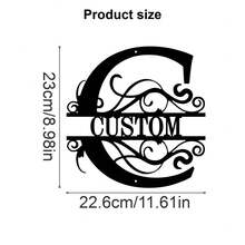 1 Fine Metal Art Logo - Personalized Last Name Logo, Name Design, Home Decoration With Custom Initials Thumbnail, Classic Style, Wall-Mounted Wall Art Decoration For Theme Parties, Perfect Heartfelt Gifts For Friends And Family, Customizable Wedding Gifts., Valentine Day, Valentine Day Decor Ornamental Exquisite, High-Quality Custom, Personalized, Unique Ideal Gifts For Her Pets ,Forever Love - Multicolor - View 71