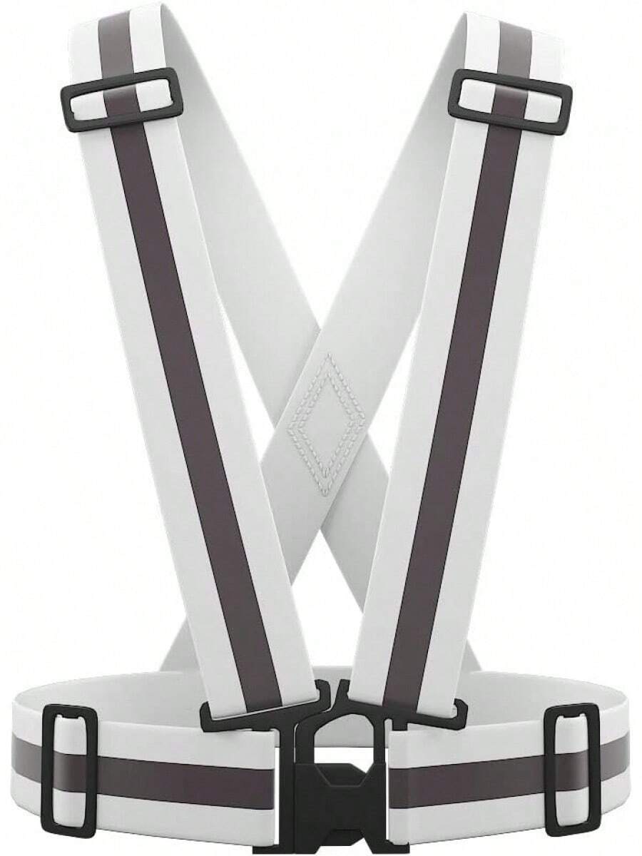 EstiloSeguridad Chaleco De Running Reflectante Alta Visibilidad Chamarra, EláStica Y Totalmente Ajustable Para: Walking, Motocicleta, Roadside Emergencia.DíA Noche Actividades Reflejadas En Carry Bag AñAdidoVersióN Mejorada - 1 - Ver 1