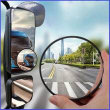 Art Deco Round Wall Mirror – Full-Length Horizontal Wall-Mounted Mirror With Plastic Frame, No Electricity Needed | Decorative Home Accent For Living Room, Bedroom, Entryway, Bathroom Wall Decor, Selfie Mirror For Outfit Try-On, Room Decor - Multicolor - View 6