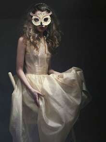 10个动物纸面具，10种森林动物图案，适合作为礼物、家居装饰、生日/婚礼回礼、森林主题派对或婚礼、拍照道具、化装舞会、万圣节或日常娱乐！10个面具：熊、猫头鹰、狐狸、狼、兔子、猫、獾、鹿、郊狼和老虎 - 彩色 - 查看 4