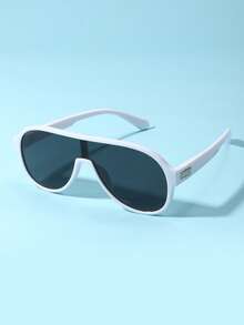 1pc Children's Fashionable Eyeglasses Set, Retro Y2K Novelty Decorative Glasses, Suitable For Boys And Girls Daily Matching, Graduation/Back To School/Valentine's Day Gift