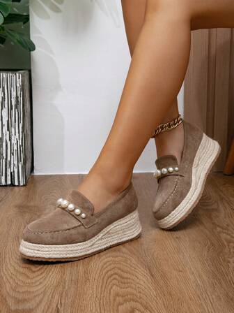 Sandalias negras casuales de vacaciones al aire libre con aumento de altura, suela gruesa, plataforma de cuerda de cáñamo, tacón de cuña de bajo empeine, zapatos deportivos transparentes y cómodos con correa de tobillo para mujer