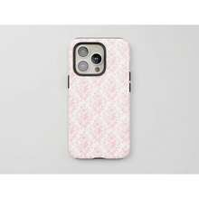 French Toile De Jouy Case, Pink And White Floral Bouquet Phone Case Premium Film 2 In 1 Phone Case - Durable, Shock Absorbing And Stylish Protection - Compatible With IPhone 16, 15, 14, 13, 12, 11, Plus, Pro, Pro Max, Perfect Birthday Gift For Friends. - 混合色1 - 查看 2