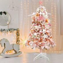 Christmas Tree Base Stand, 40CM Green Artificial Tree Bracket Metal For 4ft 5ft 6ft Christmas Tree - White - View 6