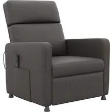 Devoko Single Armchair, Armchair With Reclining Function, Single Armchair With Adjustable Footrest And Backrest, Suitable For Living Room/Home Office, With Side Pockets - 查看 3