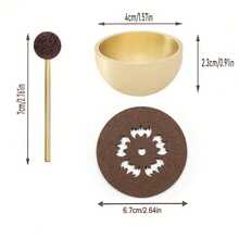 1 Bộ Bát Hát Mini, Âm Thanh Trong Trẻo - Chất Liệu Đồng Vàng, Thiết Kế Cầm Tay, Bát Hát Mini, Thích Hợp Cho Yoga, Thiền Định, Chữa Bệnh và Thư Giãn - Thúc Đẩy Sự Tập Trung, Phát Triển Và Tinh Thần Bình An, Quà Tặng Bát Hát Yoga Mini, Phụ Kiện Thiền Định, Phụ Kiện Thanh Lịch, Phụ Kiện Nhạc Cụ Gõ, Thích Hợp Cho Phụ Kiện Yoga, Dụng Cụ Thiền Định, Phụ Kiện Bàn Làm Việc, Văn Phòng Phẩm, Đồ Dùng Gia Đình, Trang Trí Phòng, Phụ Kiện Phòng Ngủ, Quà Sinh Nhật, Quà Tặng Cá Nhân Hóa. - Nhiều màu - Xem 12