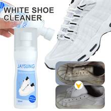 White Shoe Cleaner Quickly Remove Stains Yellow Edges Suitable For White Shoes Boots Canvas Leather Shoe Sneakers Portable No-Rinse White Shoe Whitening Cleaner - 白色 - 查看 11