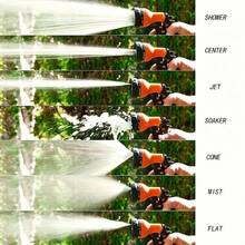4pcs Garden Watering Set, High Pressure Garden Spray Gun, Yellow Garden Hose Quick Connector Adapter, Suitable For Irrigation, Garden Watering, Car Washing And Yard Cleaning - Multicolor - View 4