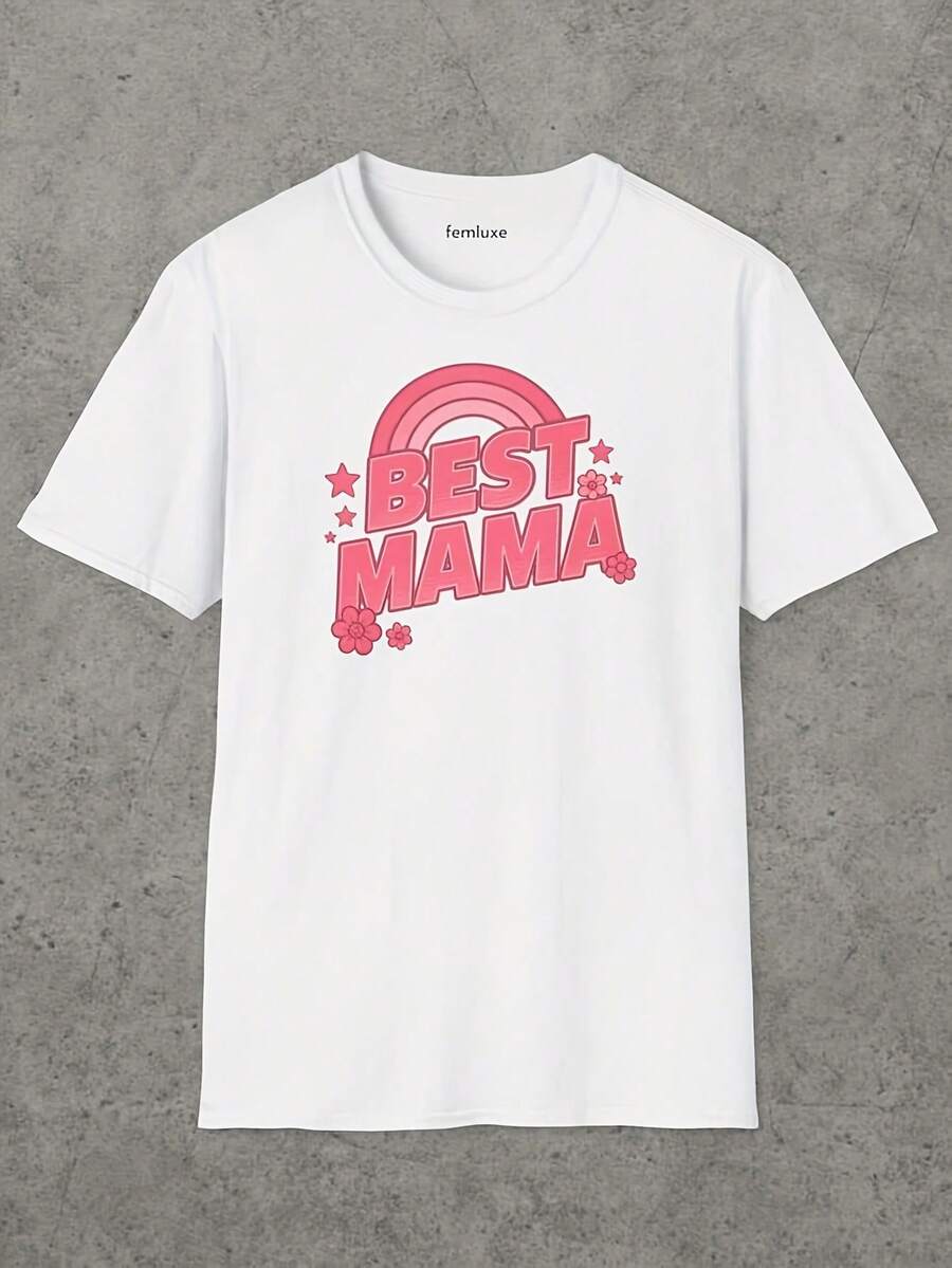 Best Mama Shirt - Gift Idea For Mother's Day - Vintage Mama T-Shirt - White 4 - View 1