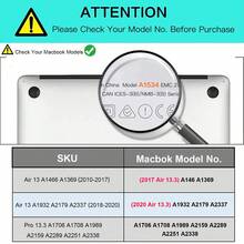 2个装 适用于Pro的塑料硬壳透明水晶保护套