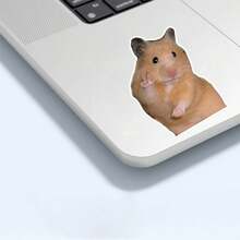 1pc/3pcs Peace Hamster Sticker - Graphic Sticker - Suitable For Car, Wall, Laptop, Phone, Truck, Can Be Used On Windows, Cars, Trucks