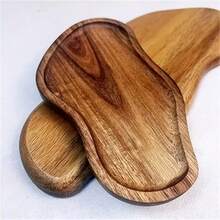 1pc Rosewood Tray, 11.3/7.5inch Peanut-Shaped Wooden Serving Platter For Restaurant, Kitchen, Farmhouse, Snacks, Cheese, Candles, Plants, Suitable For Christmas, Halloween, All Seasons