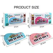 13-Key Mini Electronic Keyboard, Handheld Educational Music Instrument, Piano Simulator, Music Keyboard Toy, Realistic Youth Electronic Piano, Music Toy For Boys And Girls, Holiday Gift, Suitable For Children 3+ Years Old, Piano Accessory - Multicolor - View 9