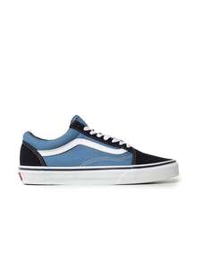 Vans Old Skool 男女款运动鞋 耐用绒面帆布低帮滑板鞋 VN000D3HNVY - 海軍 - 查看 3