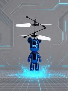 Gesture Control Hovering Mini Bear Drone, Indoor Outdoor Interactive Toy, Birthday Gift For Boys And Girls Aged 3-12 - Multicolor - View 3