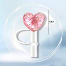 6Pcs Resin Shiny Bling Straw Topper Cover For, 10mm Straw Covers Cap For Cup 30&40oz With Tumblers (Butterfly) - Yêu - Xem 2